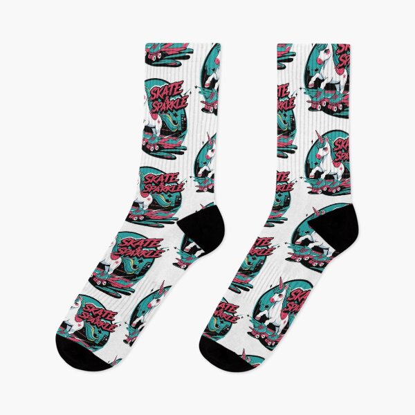 Item preview, Skate & Sparkle Unicorn: Urban Roll Rebel designed and sold by zoughlal.
