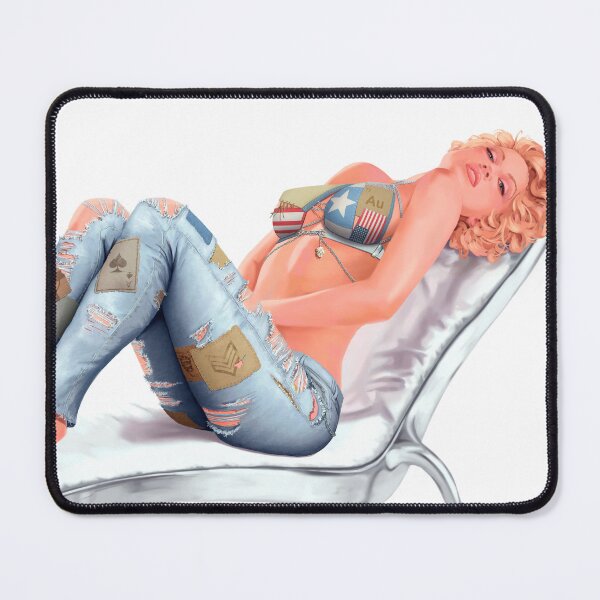 Item preview, April Jeans - Classic Pinup - no background designed and sold by MichaelJFoley.