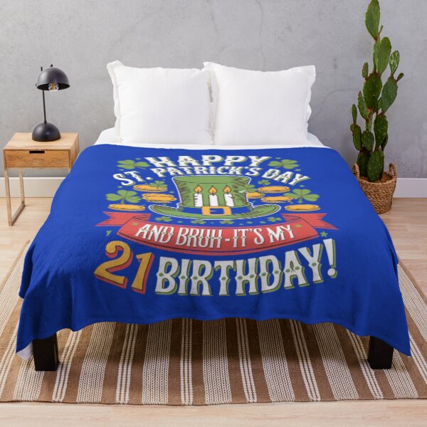 Item preview, Happy St Patrick's day My 21 birthday! designed and sold by Pixel-Lair.