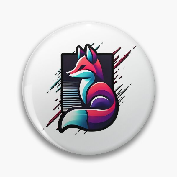 Item preview, Geometric Cyberpunk Fox designed and sold by pUNKnown.