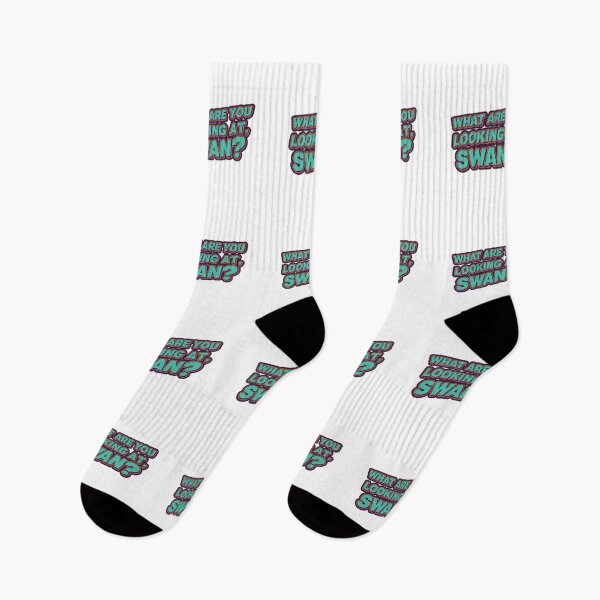 Item preview, What are you looking at Swan -green designed and sold by FitEnvy.