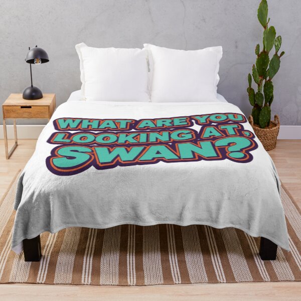 Item preview, What are you looking at Swan -green designed and sold by FitEnvy.