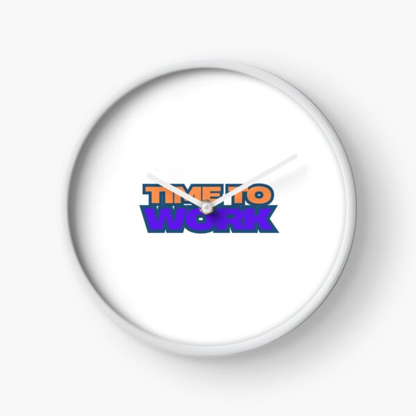 Item preview, Time to work designed and sold by illumiprint.