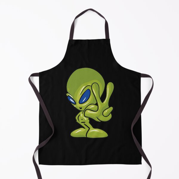 Item preview, Funny Alien Peace Message designed and sold by Joncasmiart.