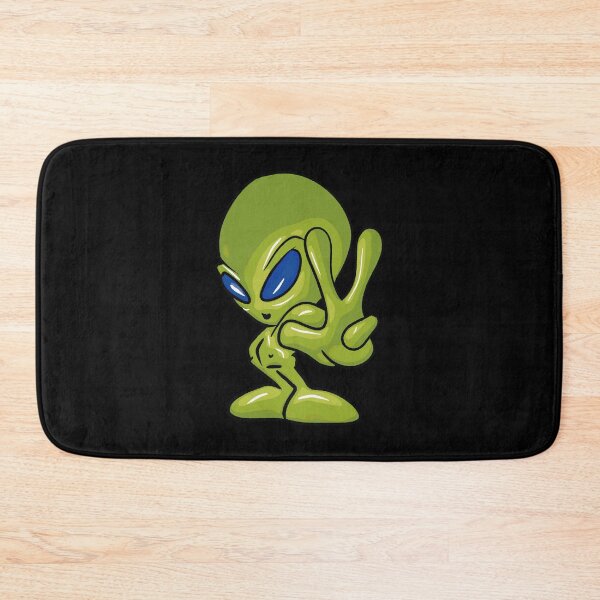 Item preview, Funny Alien Peace Message designed and sold by Joncasmiart.