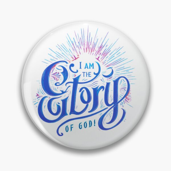 Item preview, I am the Glory of God (Blue Font) designed and sold by anointedhelp.