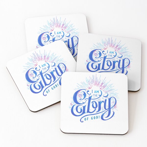 Item preview, I am the Glory of God (Blue Font) designed and sold by anointedhelp.