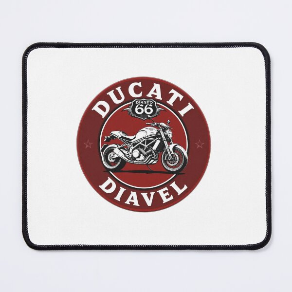 Item preview, Ducati Diavel Vintage Logo Design – Bold Retro Style with ROAD 66 designed and sold by bobscraze.
