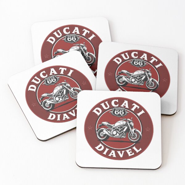 Item preview, Ducati Diavel Vintage Logo Design – Bold Retro Style with ROAD 66 designed and sold by bobscraze.