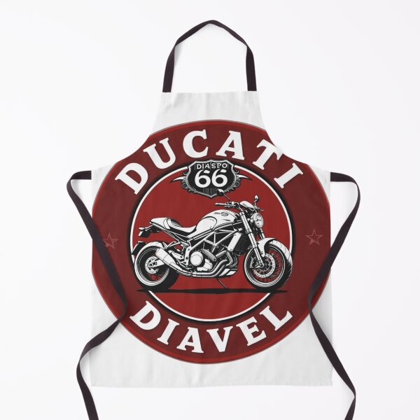 Item preview, Ducati Diavel Vintage Logo Design – Bold Retro Style with ROAD 66 designed and sold by bobscraze.