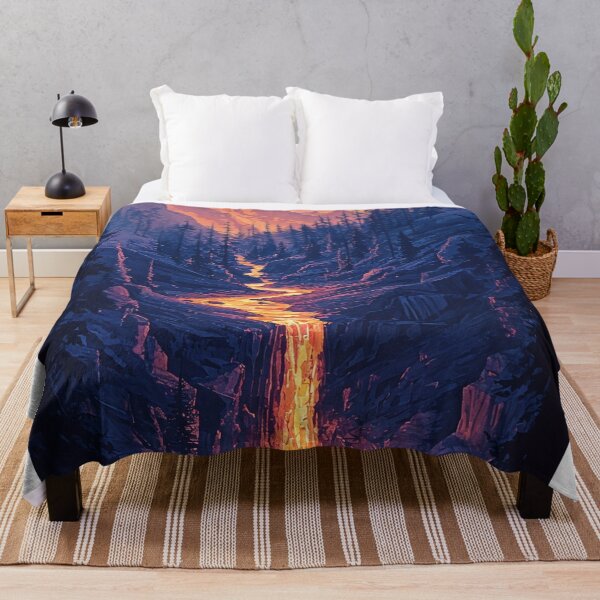 Item preview, The Molten Cascade: A Dance of Fire and Ice designed and sold by oanaunciuleanu.
