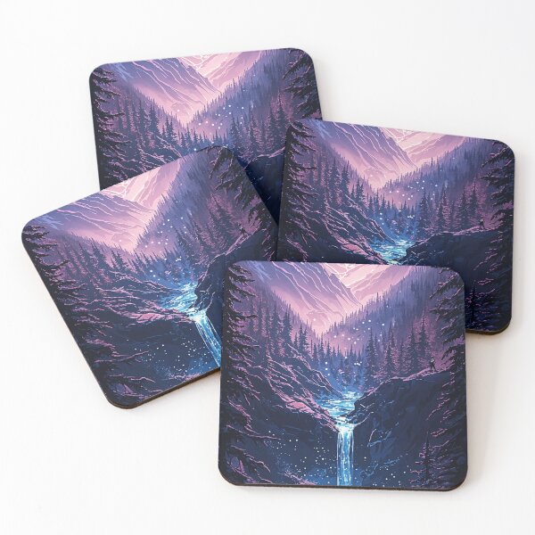 Item preview, The Molten Cascade: A Dance of Fire and Ice designed and sold by oanaunciuleanu.