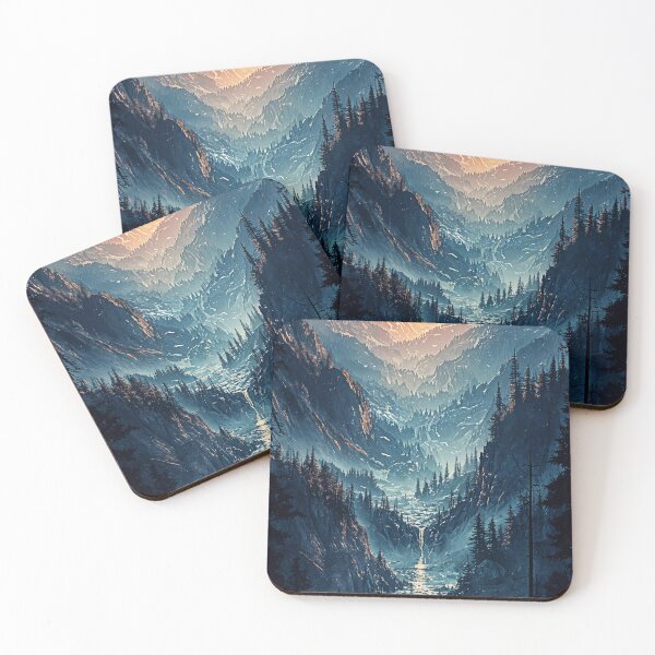 Item preview, The Molten Cascade: A Dance of Fire and Ice designed and sold by oanaunciuleanu.