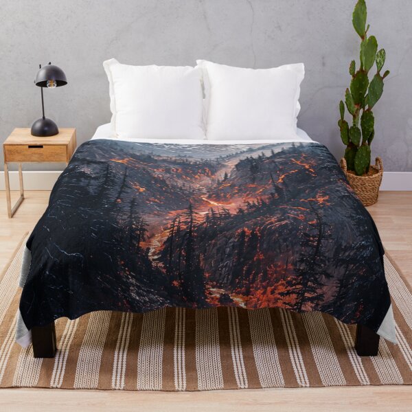 Item preview, The Molten Cascade: A Dance of Fire and Ice designed and sold by oanaunciuleanu.
