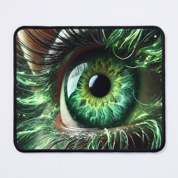 Item preview, Emerald Vision: A Surreal Fusion of Light, Energy, and Realism designed and sold by philpace.