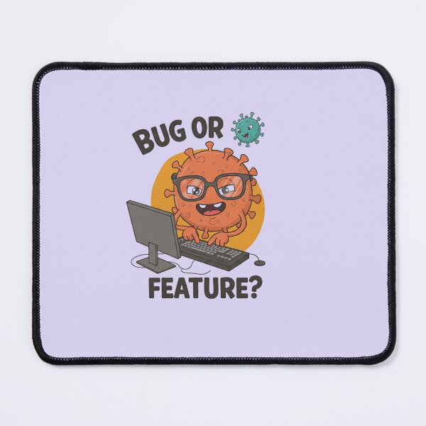 Item preview, Bug or Feature? The Developer’s Dilemma Illustrated with Humor! designed and sold by Rolukino Design.