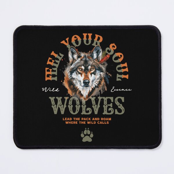 Item preview, Wolves Feel Your Soul, Unique designed and sold by villacreativa.
