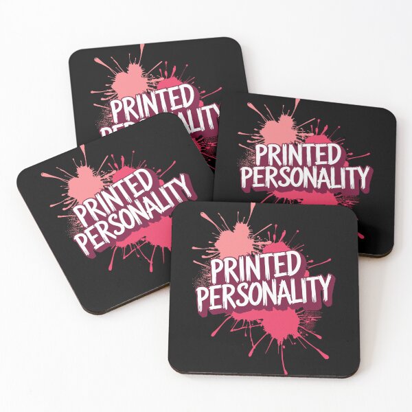 Item preview, Printed Personality | Coral Pink Red designed and sold by FocusChillax.
