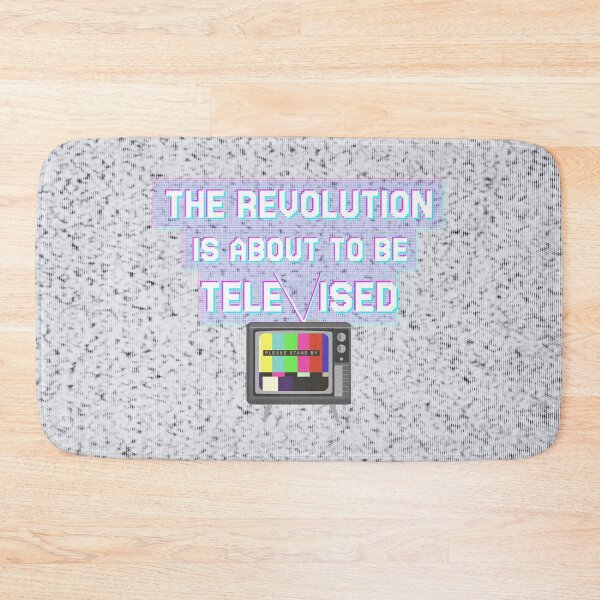 Item preview, The Revolution Is About to Be Televised Vintage TV designed and sold by TRVLR Designs.