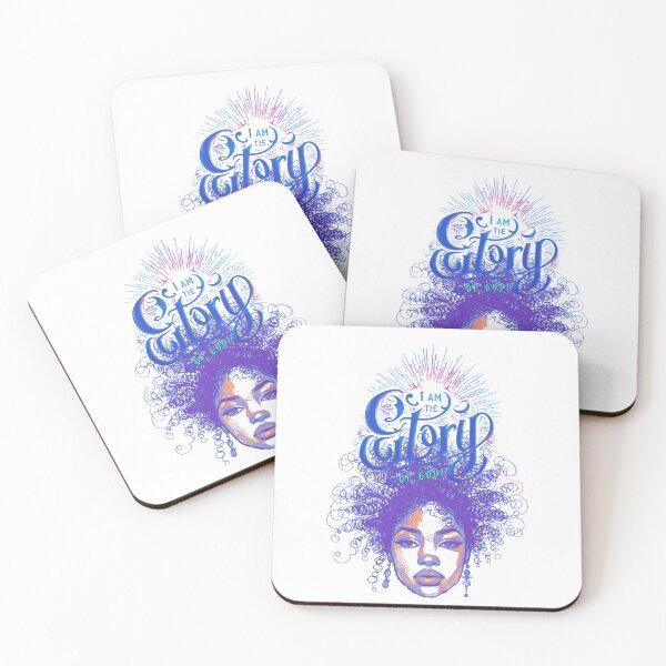Item preview, I am the Glory of God (Blue font w/ face) designed and sold by anointedhelp.