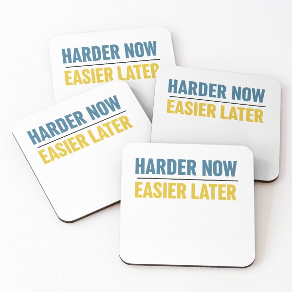 Item preview, Harder Now Easier Later designed and sold by FitEnvy.