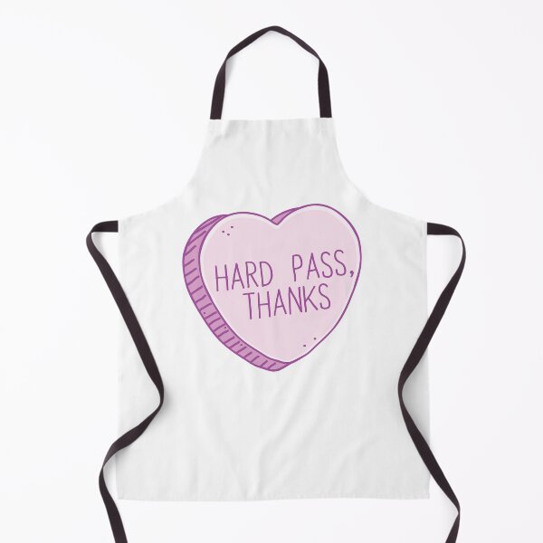 Item preview, Hard pass, Thanks candy heart designed and sold by jazzydevil.