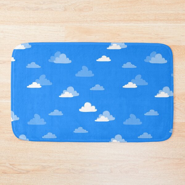 Item preview, cute blue sky white clouds designed and sold by Gossip Rag.