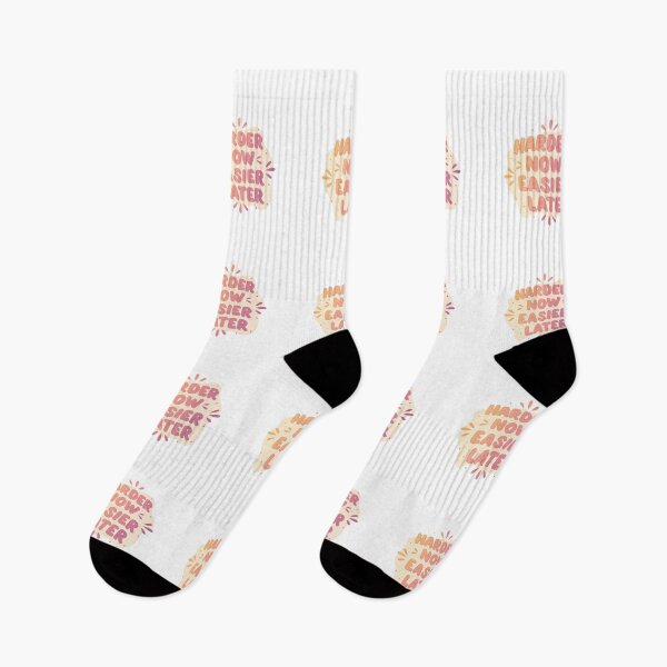Item preview, Harder Now Easier Later -pink designed and sold by FitEnvy.