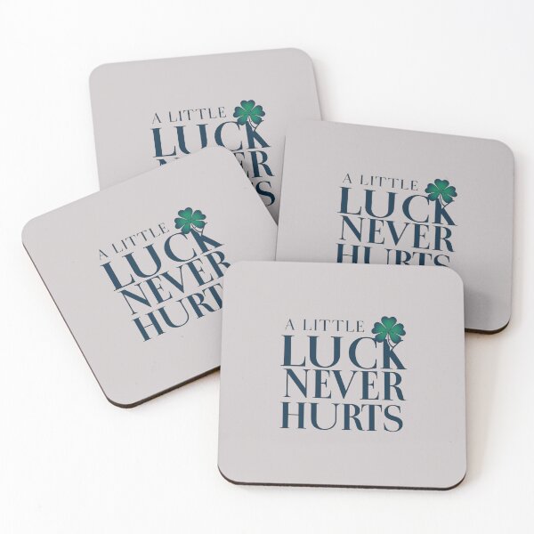 Item preview, A Little Luck Never Hurts – Elegant Shamrock St. Patrick’s Day Quote designed and sold by Art Garden.