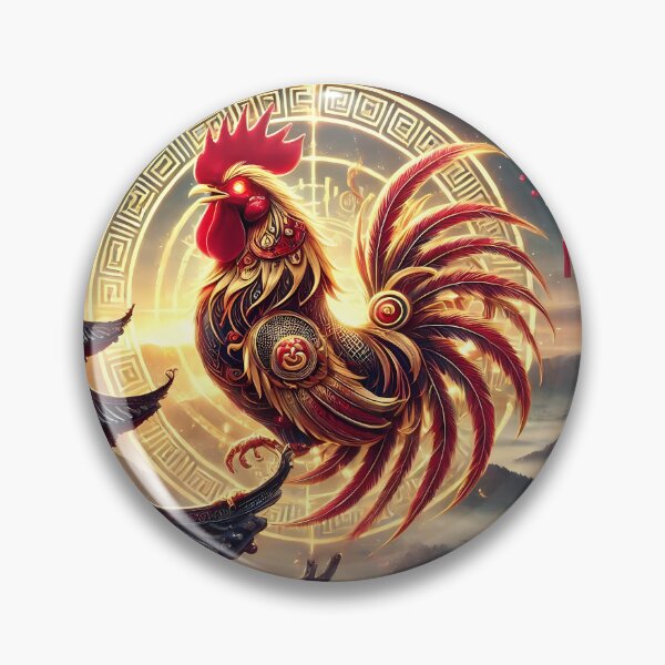 Item preview, "Gallo celestial - Arte del zodiaco chino de KMotionChronicles" designed and sold by KMChronicles.