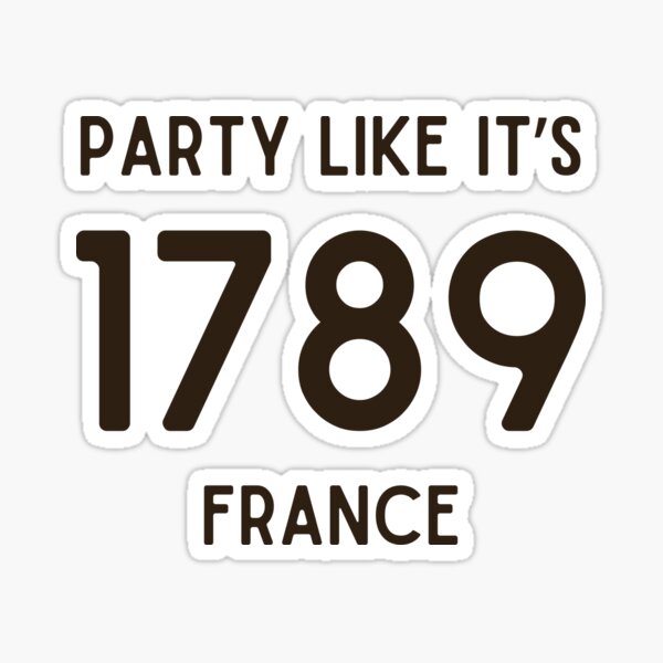 Artikel-Vorschau von Feiern wie im Frankreich des Jahres 1789, designt und verkauft von DesignCollectiv.