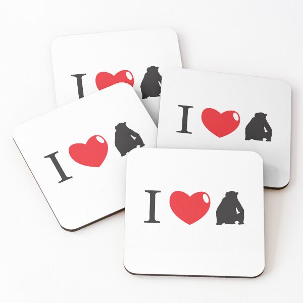 Item preview, I love chimps! designed and sold by jazzydevil.