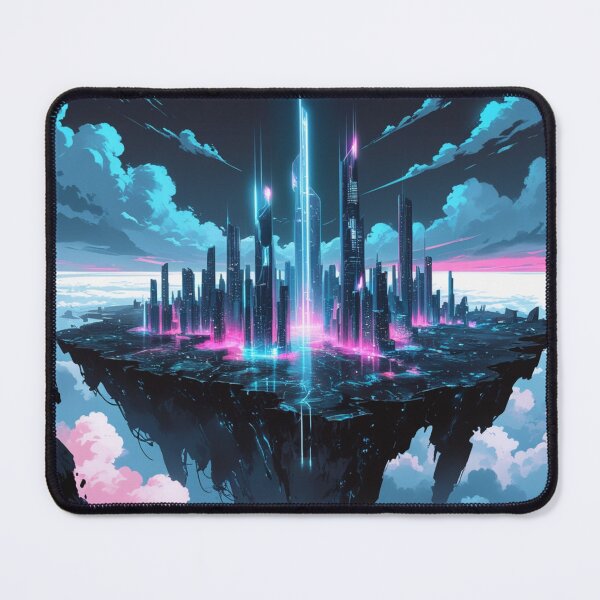 Item preview, Neon Skies: The Floating Cyber City designed and sold by novmasao.