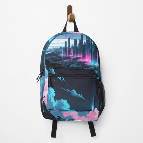 Item preview, Neon Skies: The Floating Cyber City designed and sold by novmasao.