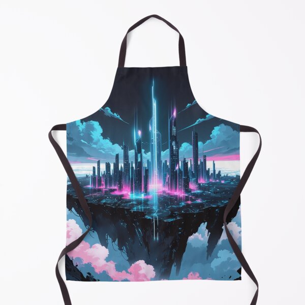 Item preview, Neon Skies: The Floating Cyber City designed and sold by novmasao.