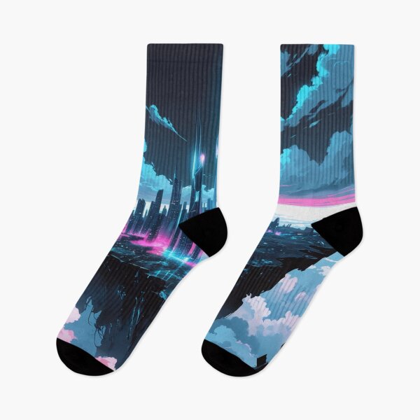 Item preview, Neon Skies: The Floating Cyber City designed and sold by novmasao.