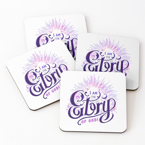 Item preview, I am the Glory of God (Purple font) designed and sold by anointedhelp.