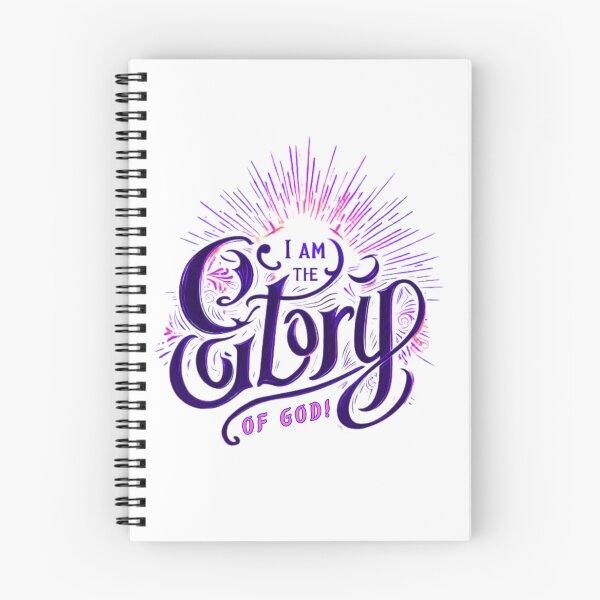 Item preview, I am the Glory of God (Purple font) designed and sold by anointedhelp.