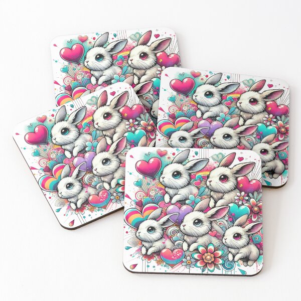 Item preview, "Sweetness in Graffiti: Bunnies in a World of Color" designed and sold by NeonDrip.
