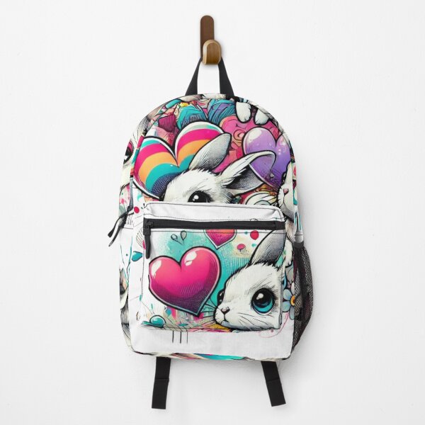 Item preview, "Sweetness in Graffiti: Bunnies in a World of Color" designed and sold by NeonDrip.