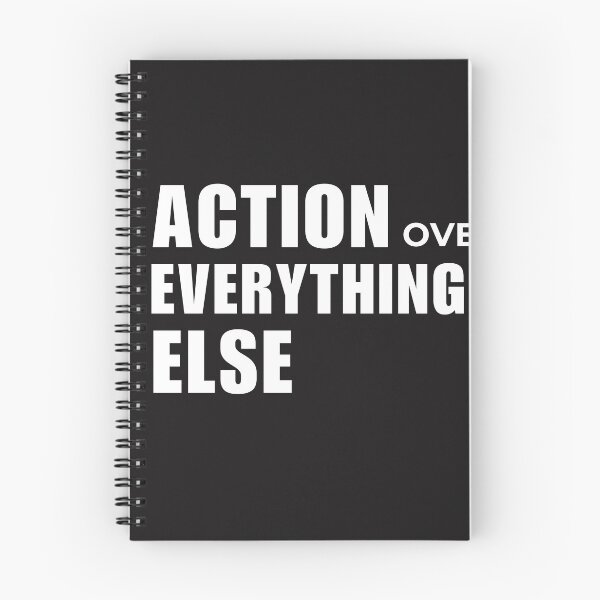 Item preview, Action Over Everything Else | Motivational Quote Design designed and sold by BeaconMarketing.