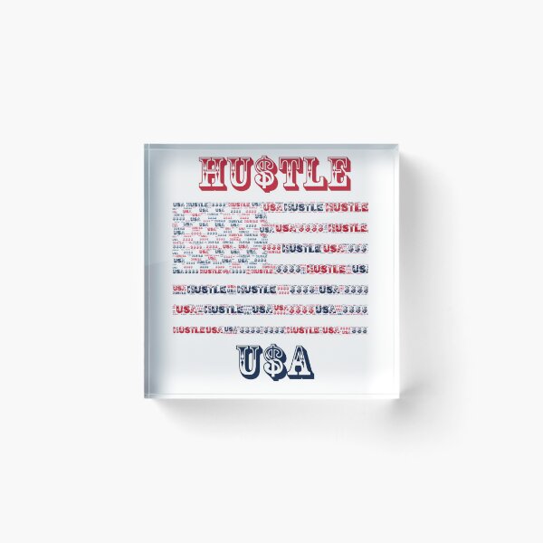Item preview, Hustle USA American Flag   designed and sold by teebrandz.