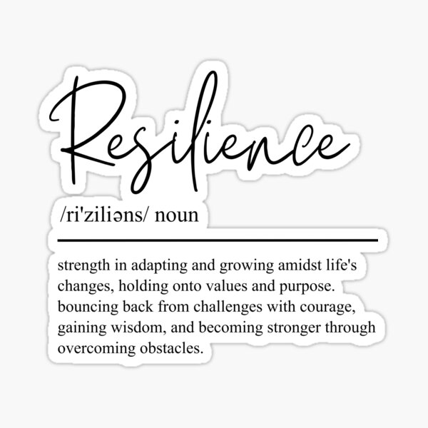 Item preview, Resilience definition designed and sold by Alberto Dominguez.