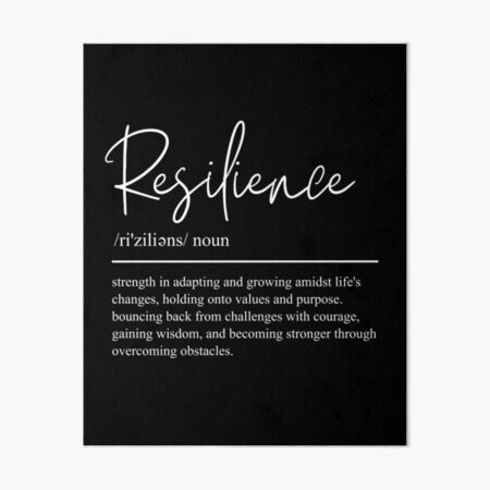 Item preview, Resilience definition designed and sold by Alberto Dominguez.