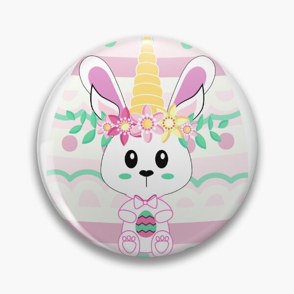 Item preview, Easter Sweet cute baby bunny unicorn pastel colors designed and sold by LaPaoTorres.