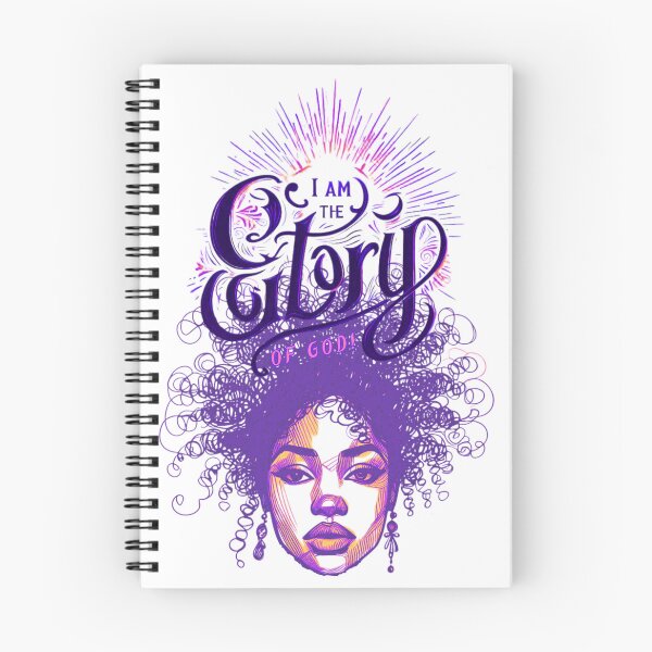 Item preview, I am the Glory of God (Purple font w/ face) designed and sold by anointedhelp.