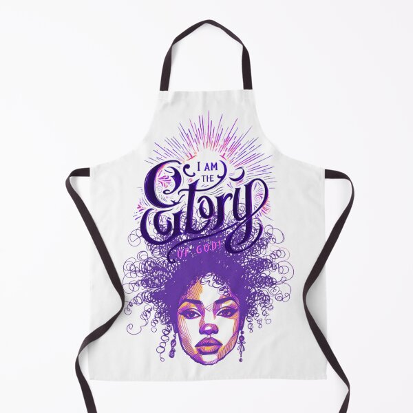 Item preview, I am the Glory of God (Purple font w/ face) designed and sold by anointedhelp.