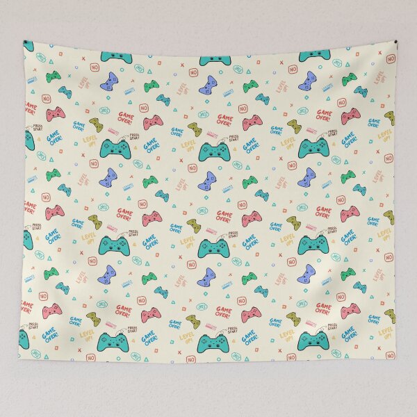 Item preview, Retro Gamer Seamless Pattern designed and sold by Deech Tree.