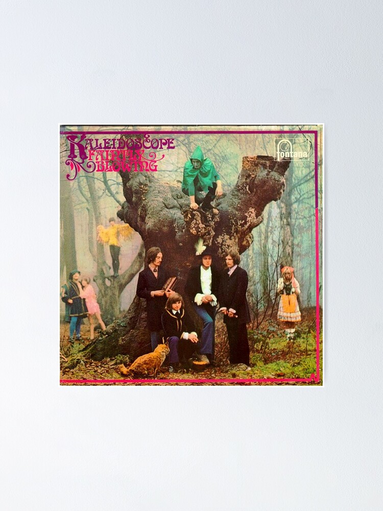 "Kaleidoscope UK Band Faintly Blowing Album Art" Poster for Sale by