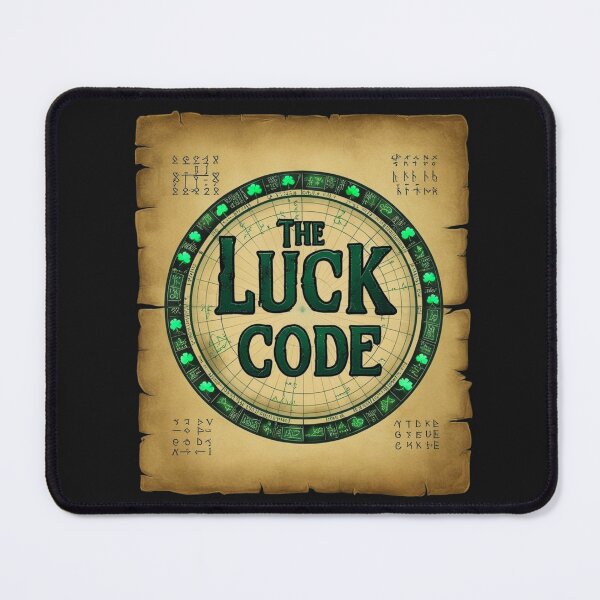 Item preview, The Luck Code – Mysterious Ancient Scroll with Shamrock Symbols designed and sold by Art Garden.